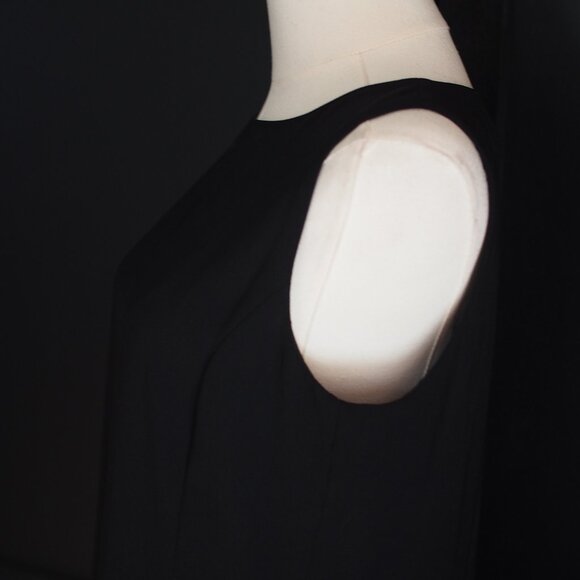 Nygard Collection | Vintage, Gorgeous, Classic Black Shift Dress - Picture 3 of 5